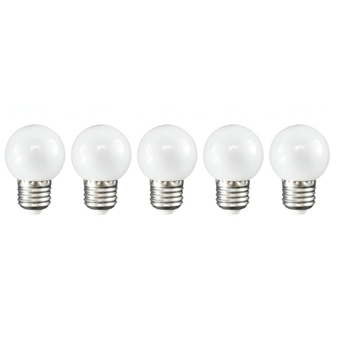 Kit 5 Lampadas LED Bolinha Decorativa Galaxy G45 3W Quente
