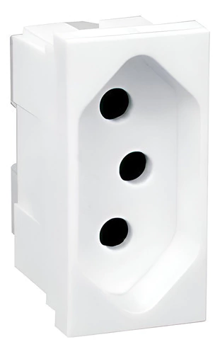 Modulo Tomada 20A 3 Pinos Pial Plus Branco