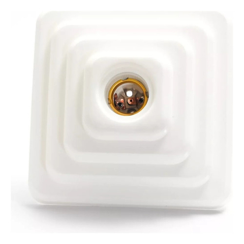 Plafon Gourmet Quadrado SykaLight Branco