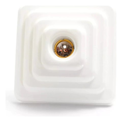 Plafon Gourmet Quadrado SykaLight Branco