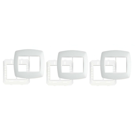 Kit 3 Placas 4x4 6 Modulos Horizontais Fame Elegance