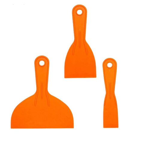 Kit 3 Peças Espátula Plástica 1 1/2" 3" 6"