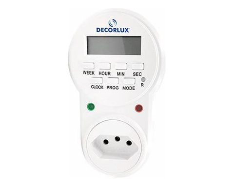 Temporizador Digital Decorlux 2P+T Bivolt