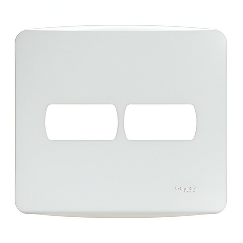 Placa 4x4 2 Modulos Horizontais Schneider Miluz