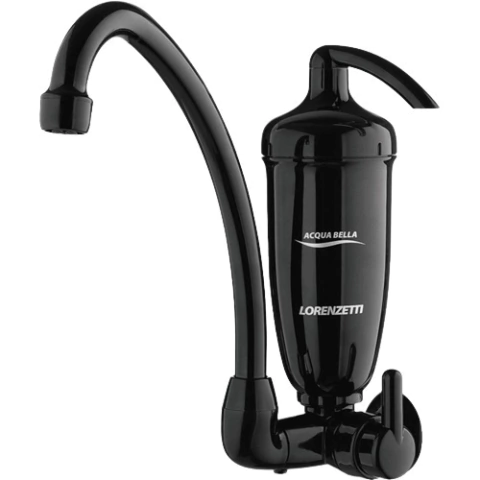 Torneira Filtro Parede Lorenzetti Acqua Bella Preta