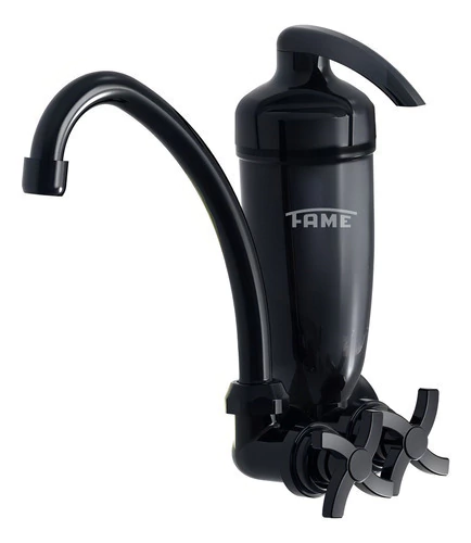 Torneira Parede Com Filtro Fame Acquafam Preta