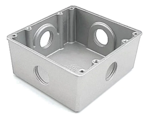 Caixa De Piso Tramontina Baixa 3/4" 4x4 Aluminio