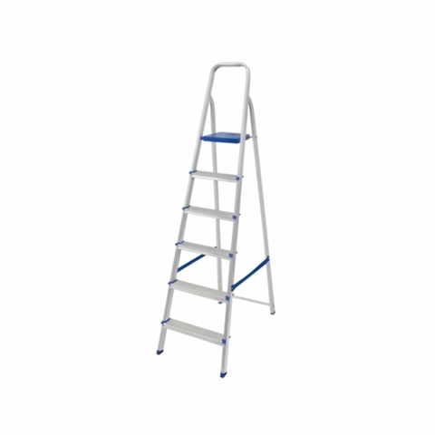 Escada Aluminio Alumasa 6 Degraus 120kg