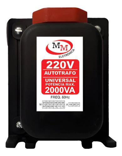 Auto Transformador MM Bivolt 2000 VA