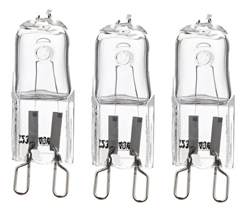 Lampada Halogena G9 60w 127v Clara Kit Com 3 Unidades