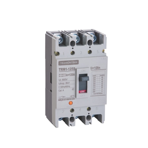 Disjuntor Caixa Moldada Tramontina 3X80A TRM1-125S