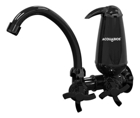 Torneira Parede Cozinha Filtro Colors Preto