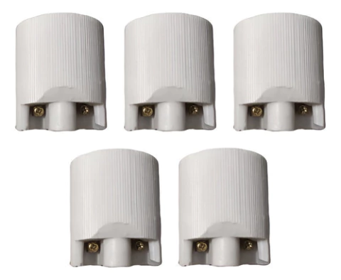 Kit 5 Bocais de Louca Decorlux E27 4A 250V