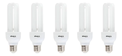 Kit 5 Lampadas Eletronica 3U Galaxy 25W 127V 6400K