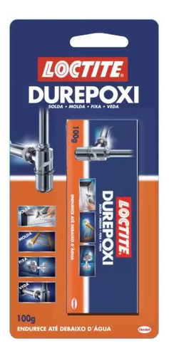 Massa Adesiva Époxo Durepoxi Loctite Henkel 100G