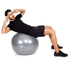 Bola Suíça para Pilates e Yoga Gym Ball com Bomba 55cm - Vollo - Cirúrgica Lobby