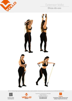 Extensor Elástico Nível Forte - Vollo - comprar online