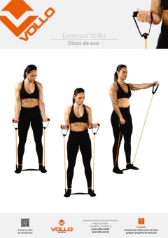 Extensor Elástico Nível Médio - Vollo - comprar online
