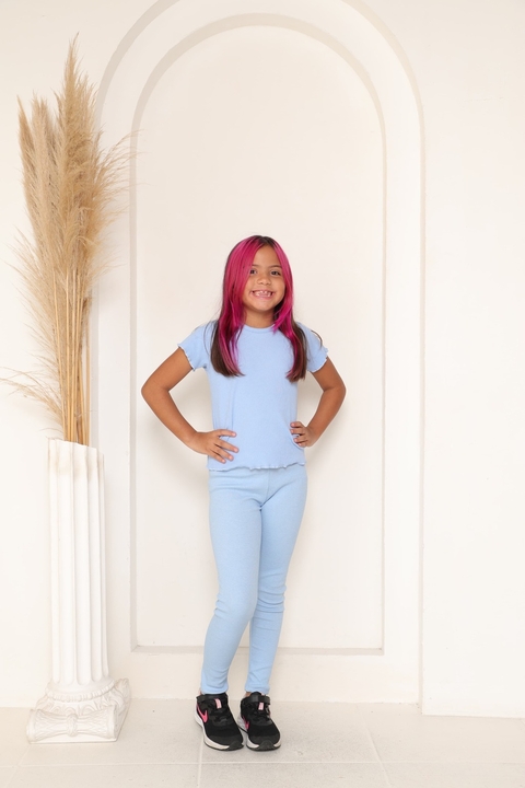 Conjunto T-Shirt Baby Azul