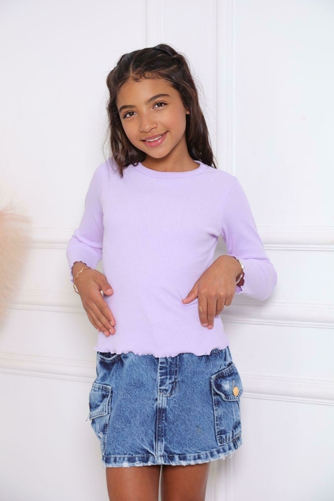 Manga Longa Lilas - comprar online