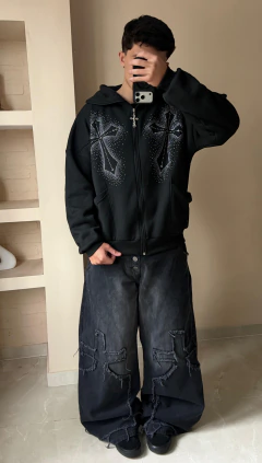 Zip hoodie “CROSS” (drop 30) - Dastik