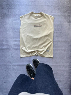 Musculosa "SHATO" Beige en internet