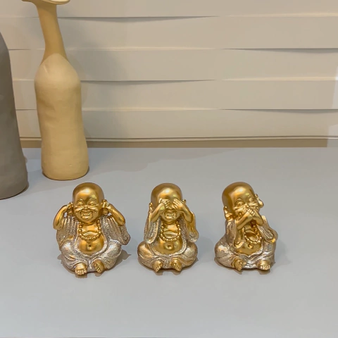 Trio de Budas Sábios