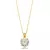COLAR PONTO DE LUZ BANHADO EM OURO 18K