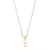 RIVIERA CHOKER BICOLOR COM LETRA BANHADA A OURO 18K E ZIRCÔNIA - comprar online