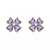 BRINCO CRISTAL AMETISTA BANHADO EM OURO 18K