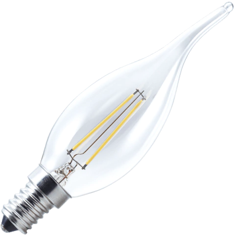 437247 - Vela Chama Filamento 2W - 220V - 2700K - Brilia