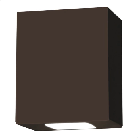 Arandela Kassa Quadrada G9 Marrom - Metaldomado