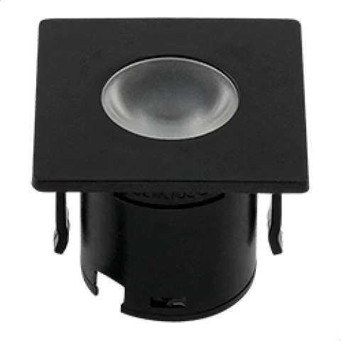 STH6901/30 - Mini Embutido para Móveis Preto 1,2W 3000K - Stella