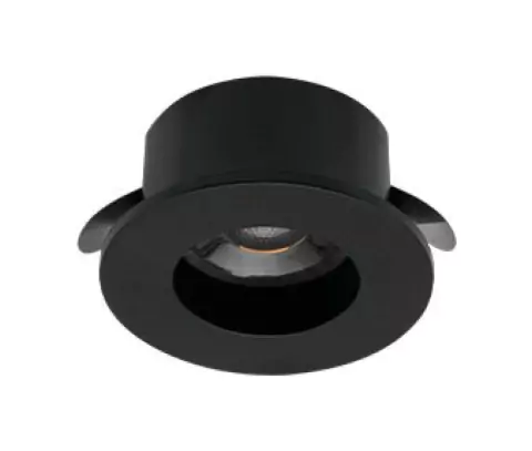 STL22917PTO/27 - Mini Móbili Redondo Dimerizável Preto 2W 2700K 12V - Stella