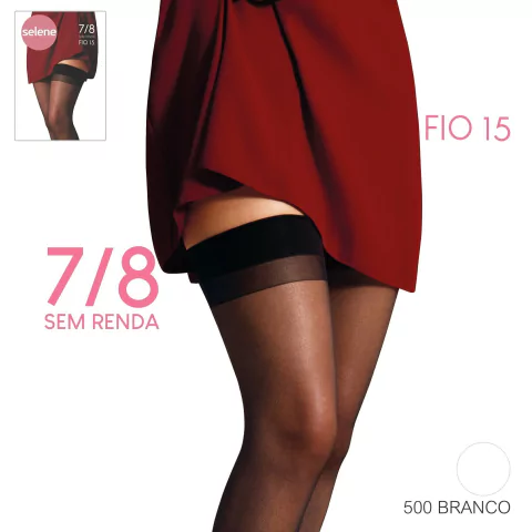 9007 - Meia Calça 7/8 sem Renda - Selene
