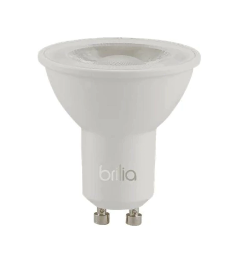 307254 - Dicróica Dimerizável MR16 7W 2700K 38° 127V - Brilia