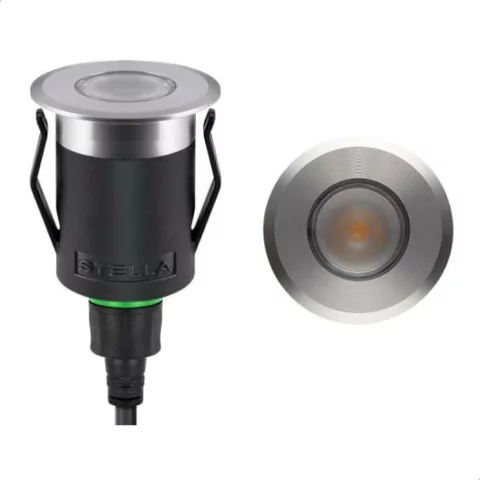 STL22711AL/30 - Balizador de Solo Way Up Alumínio 1W 3000K 24V - Stella