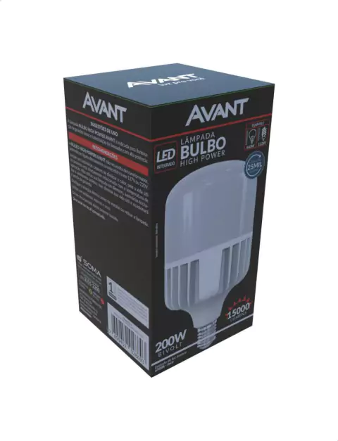 789051372 - LED BULBO HP 200W 6500k BIV E40 - Avant