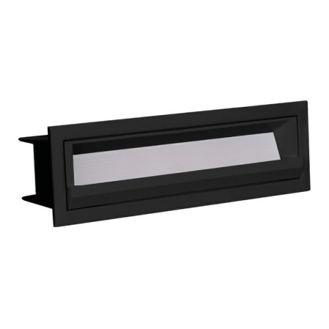 303720 - Wall Washer Linear de Embutir Defletora Preto 10W - Brilia