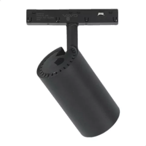 3015 - Spot MAG 12W 4000K 48V 24° Preto - Gaya