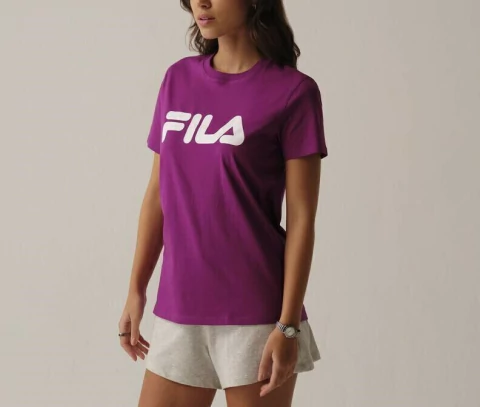 F12L00825 - CAMISETA FEM. FILA LETTER PREMIUM II