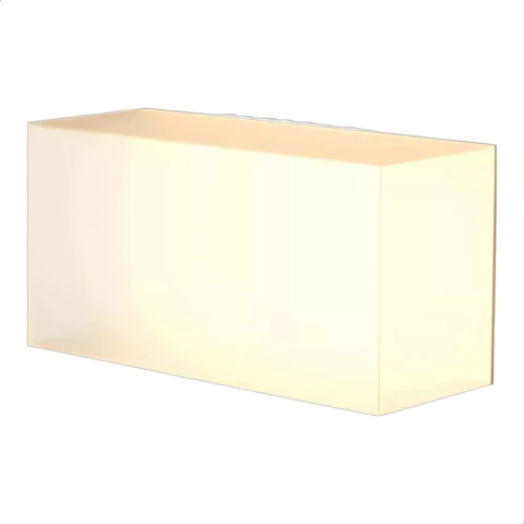 Arandela Vision Retangular 8W 2700K IP65 LM2384 - Luminatti