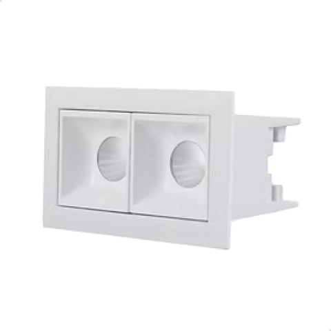 Downlight Linear Embutir Branco 4W 2700K - Brilia