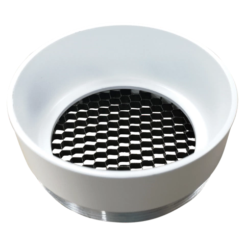 306585 - Grade Antiofuscante p/ Spot LED 8/12W Branca - Brilia