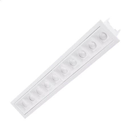 Downlight Linear Embutir 20W 2700K Branco - Brilia