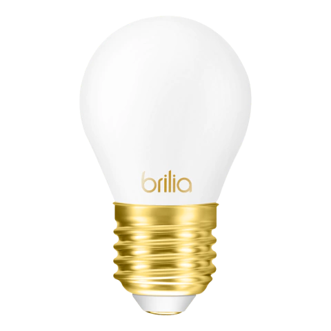 301160 - Lâmpada G45 2,5W Ambar Filamento Milky - Brilia