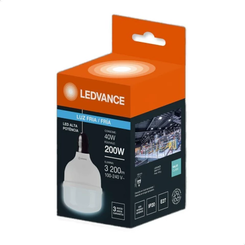 HW Ultra Bulbo 40W 6500K 3200lm E27 - Ledvance