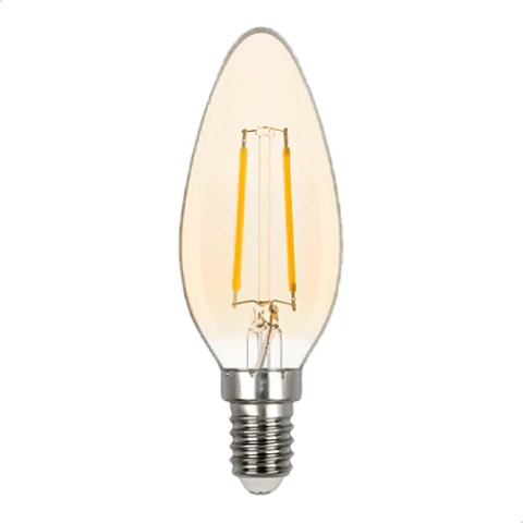 STH6321/24 - LED Vela Lisa Vintage E14 2W 127V 2400K - Stella