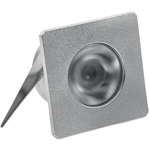 432921 - Luminária de Embutir Quadrada Prata - 2700K - Brilia