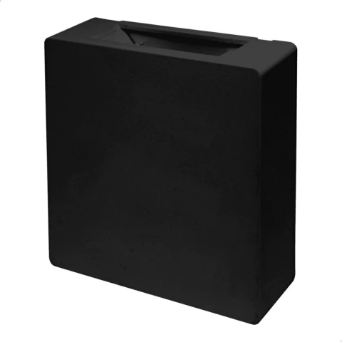 Arandela Slim 3W 3000K Preta 2 fachos 36506543 - PIX